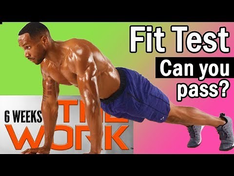 Beachbody 6 weeks of THE WORK (fit test) Can you pass?