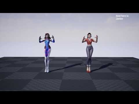 D.Va performs secret dance with every skin