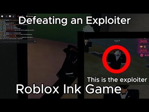 Defeating an exploiter and surviving Sky Squid Game | Roblox Ink Game
