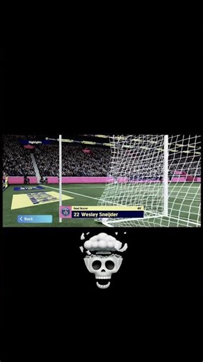 Direct goal from the corner