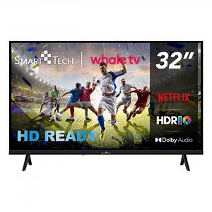 Smart Tech TV LED HD 32' (80 cm) Smart TV Whale OS-32HH01K- Molotov, Netflix, Prime Video, Disney  2xHDMI - 2xUSB -Dolby Digital
