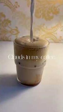 “How to Make Iced Coffee at Home ☕ | Aesthetic Iced Coffee Tutorial & Coffee Pour Art”