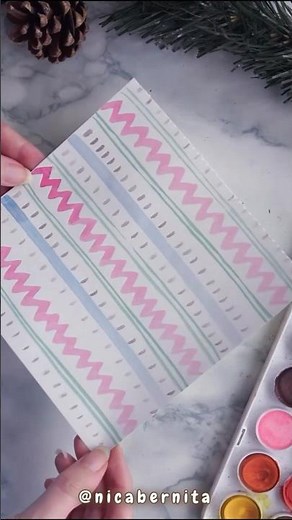 DIY: PAPEL DECORATIVO DE INVIERNO para tus MANUALIDADES y APUNTES 🎄PAPELERÍA NAVIDEÑA CASERA