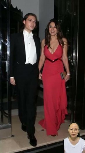 Elizabeth Hurley films steamy love scenes with another woman as son directs film