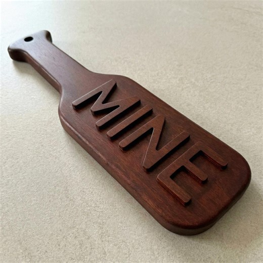 Wooden Spanking Paddle With Custom Raised Letters – Slim BDSM Imprint Paddle, Personalized Impact Play Tool - Etsy