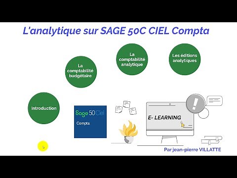 L'analytique sur SAGE 50C CIEL Compta : Présentation de la formation