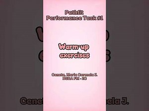Performance Task 1 | PATH-FIT Warm-Up in the Form of Dancing