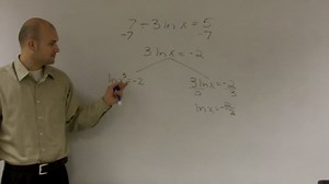 Solving a natural logarithmic equation