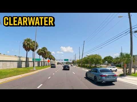 Driving Through Clearwater Florida | Scenic Drive in Clearwater FL 4K