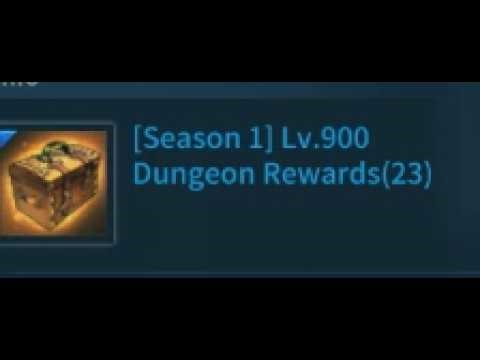 Tera Opening Over 100 Dungeons Rewards boxes! lv500 to 900!