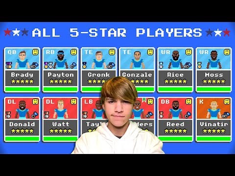 ALL 5 STAR TEAM ON RETRO BOWL! (BEST TEAM EVER)