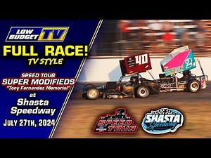 FULL RACE - Supermodifieds at Shasta Speedway!