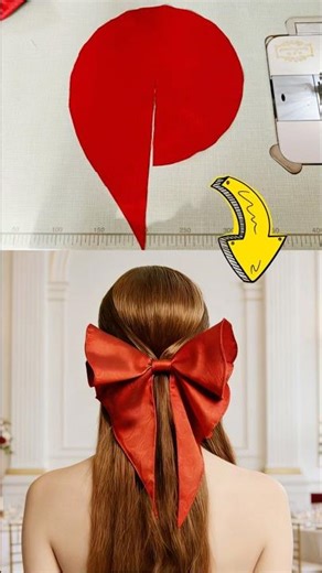 No.306 Tutorial on Sewing a Bow#sewingtutorial#sewing#easysewing#diy#sewing #shorts #bow