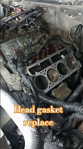 GMC head gasket replace #automobile #mechanic