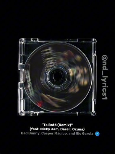 "Te Boté (Remix)" (feat. Nicky Jam, Darell, Ozuna) 🎶🎵🎼 Song by Casp...