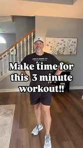 133K views · 2K reactions |  Get your heart rate up by completing this 3 minute workout. As always, you can add more time to increase the intensity. Have fun and get moving!!! #fitnessjourney #fitness #workout #exercise | Kris Dobbs | Facebook