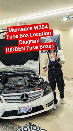 Mercedes W204 Fuse Box Location Diagram Mercedes C250 C300 C350 C180 C200 C230 C280