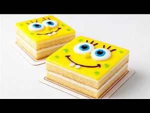This Mini SpongeBob Cake Is TOO Cute to Eat! - Easiest Cake In 5 Minutes!