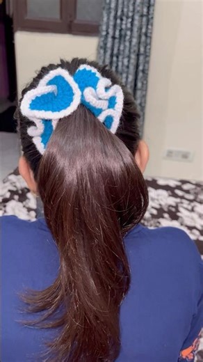 Crochet scrunchie ❤️ #trending #crochet #diy #viral #ytshorts #shorts #handmade