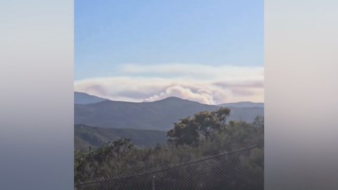 Santa Ana winds fuel fires across San Diego, California