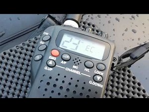 Scanning UK & EC CB radio channels on Midland Alan 42 Multi