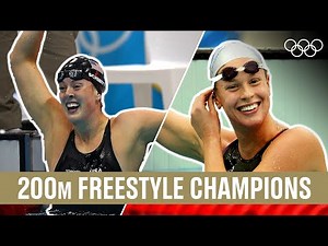 Women's 200m Freestyle 🏊‍♀️ Last 5 Champions!