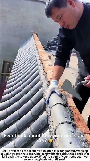 The Roof's Armor: Hand‑Laying Waterproof Tiles 🏠