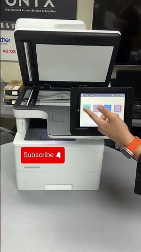 How To Copy a Page | HP LaserJet Managed MFP E52645