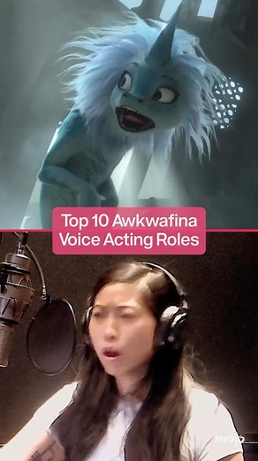 Top 10 Awkwafina voice acting roles 🎤 #awkwafina #voiceacting #voiceactors #sisu #quail #otto #scuttle #thecollector #zhen #rayaandthelastdragon #actors #cartoons | MsMojo