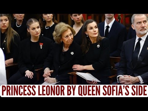 Princess Leonor Comforts Queen Sofía at Princess Irene’s Funeral | Emotional Royal Moment in Athens
