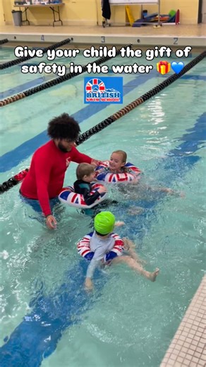 Formal swim lessons can reduce a 1- 4 year olds chances of drowning by up to 88%. Begin learning today! #watersafety #swimclass #water | British Swim School of Philadelphia & The Mainline