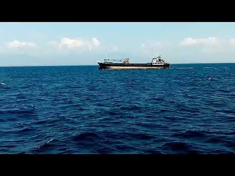 Doxford engine] [Old Opposed piston ships engine in action]