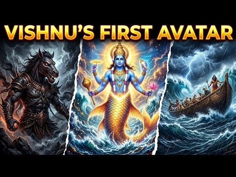 Matsya Avatar Story | How Lord Vishnu Saved the Vedas & the World from the Great Flood