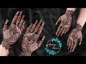 Simple And Easy Mehndi Design | Checks Mehndi Design New | New Mehndi Design 2022 | Sadiya's Henna