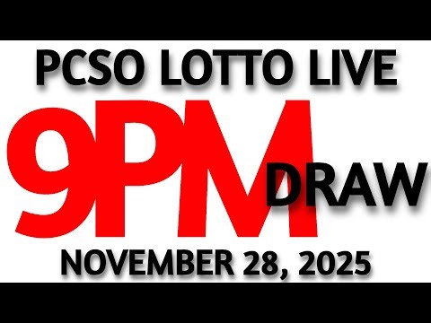 Lotto Result Today 9pm Draw November 28, 2025 Swertres Ez2 PCSO LIVE