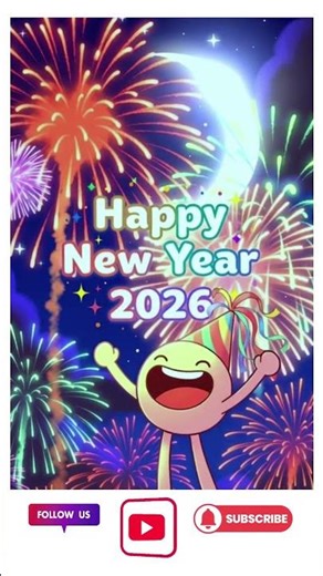 Magical New Year: Cartoon Fireworks! 🌙🎆