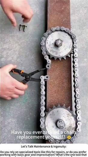 The Link Fix: Replacing a Chain with a Tensioner Tool 🔩