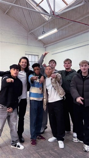 Can you spot yourself? December 10 spreading the love to celebrate the release of their new single 'Run My Way' 🫂 | EMI Records