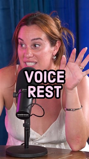 Normalize going on voice rest for no reason #comedy #podcast #comedian #reels #nyc #funny #laughs | Hannah Berner