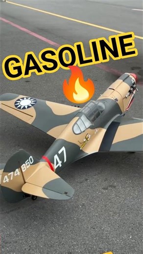RC Spitfire on Gasoline #rcplane #fpvdrone #warbirds