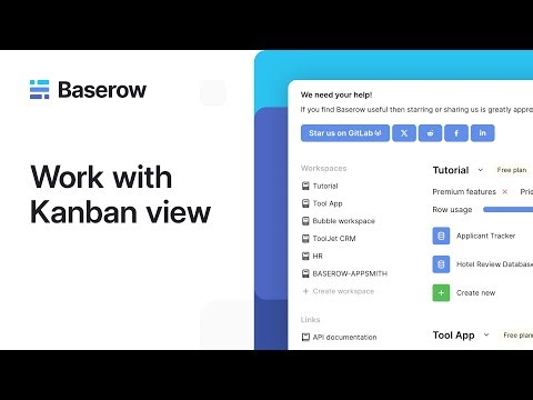How to use Kanban View in Baserow