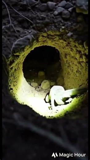 Night Lizard POV 🦎 Inside a Hidden Underground Burrow | Real Micro Camera Footage #reptilepov
