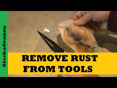 Remove Rust From Tools Pliers...Uses For White Vinegar Baking Soda