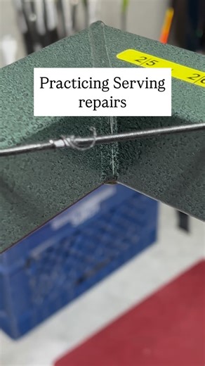 Midwest MTN Outdoors | Ben on Instagram: "Serving repair - this old string had the serving cut when it jumped the string so I’m using it to practice “emergency” serving repair. Followed @nockontv ‘s old tutorial video #archery #archerylife #bowtuning #bowtech #archeryaddict #diy"