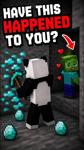 This Baby Zombie Ruined Everything 😭 #minecraft #shorts #fyp