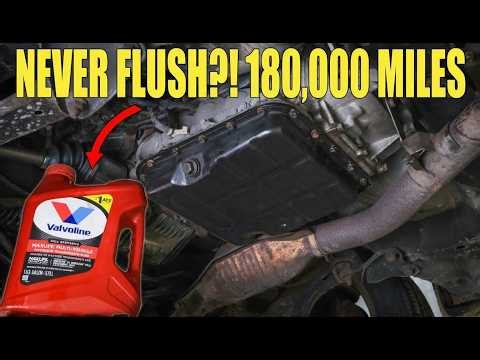 MECHANIC THEORY TESTED: NEVER Flush a 180,000-MILE Transmission? Here’s What Happened