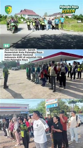 Gerakan Indonesia ASRI (Aman, Sehat, Resik, dan Indah), Pemerintah Kota Palangka Raya