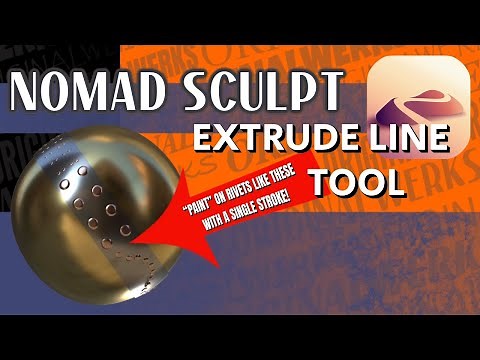 Extrude Line Tool Use it to Paint on Rivet and Fastener Details