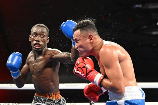 Video: John Laryea beats Nicaraguan Alexander Mejia in debut international fight - MyJoyOnline