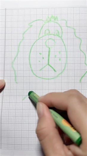 The teacher guides students in drawing a dog using a short story.